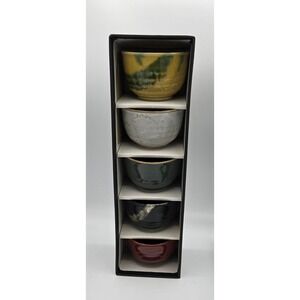 Japanese Mino Ware Tenmoku-Style Sencha Tea‎ Set